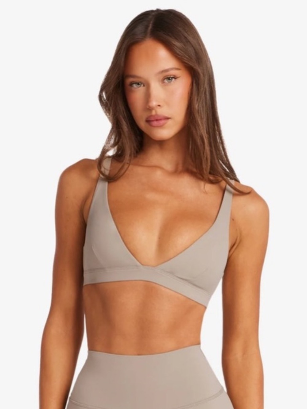 CSB Freedom Contour Crop Bra Almond Size Small BNWT